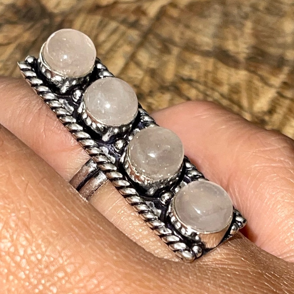Rose Quartz “Stone of Pure Love” Ring Size 6